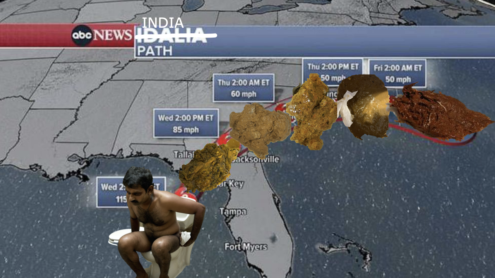 India path hurricane