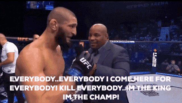 Khamzat chimaev everybody i come for everybody