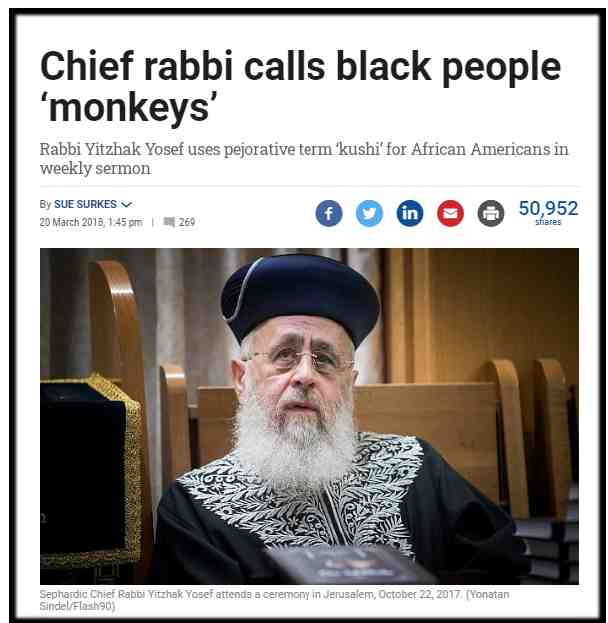 Yitzhak yosef and monkey
