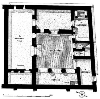 Duros Europos church layout