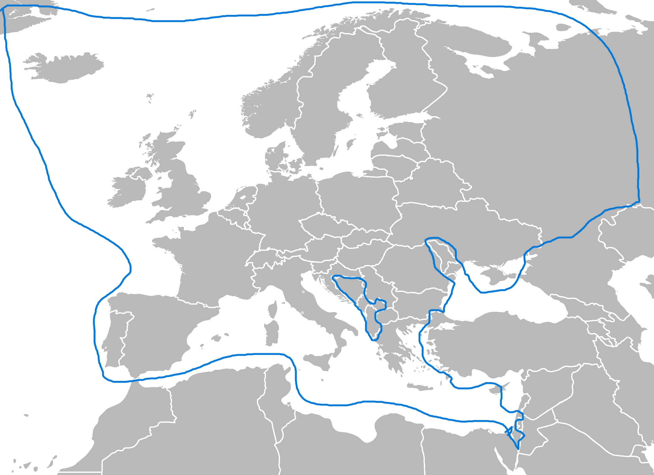 BlankMap Europe v4