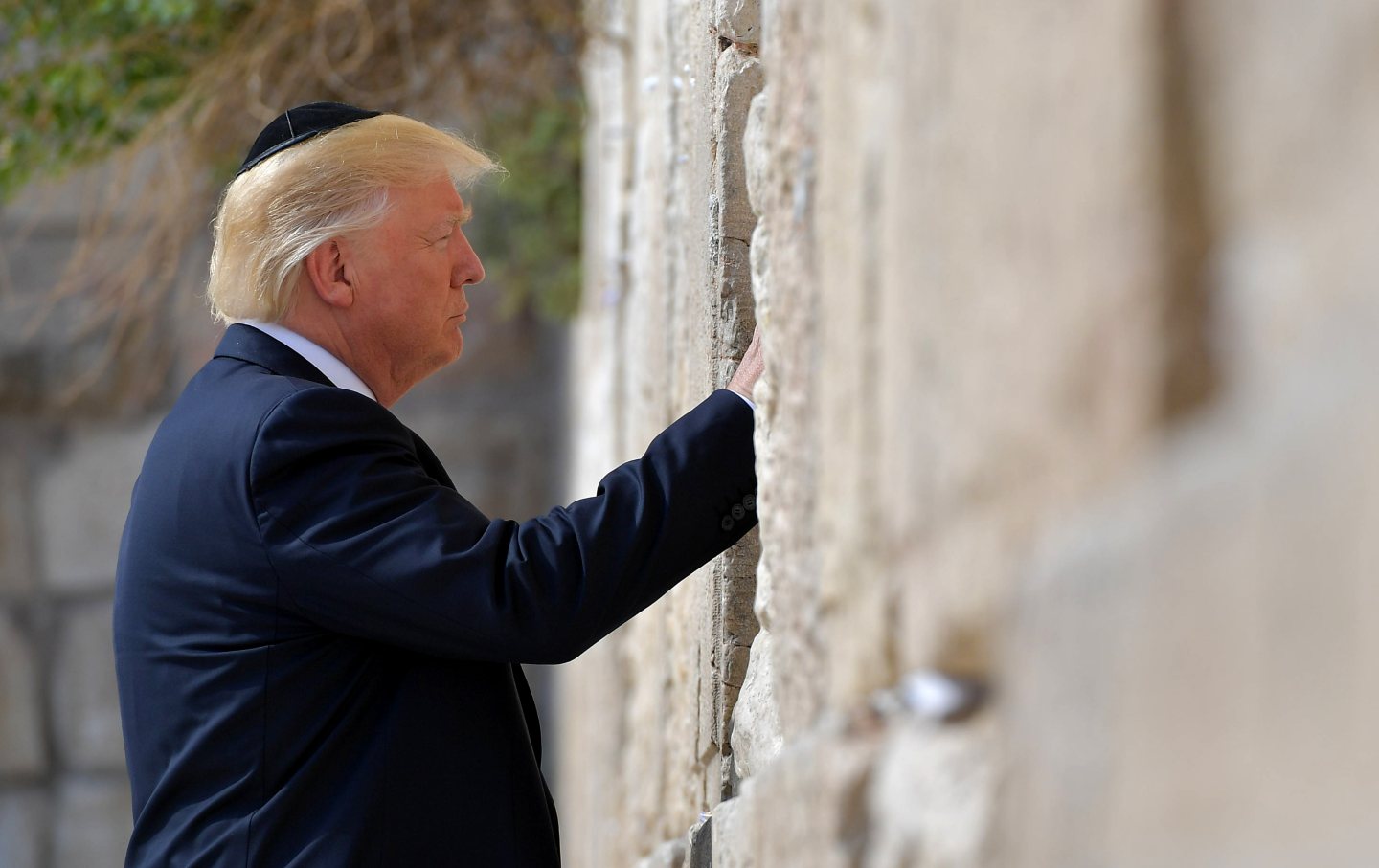 TrumpWallIsraelVisitGetty 1