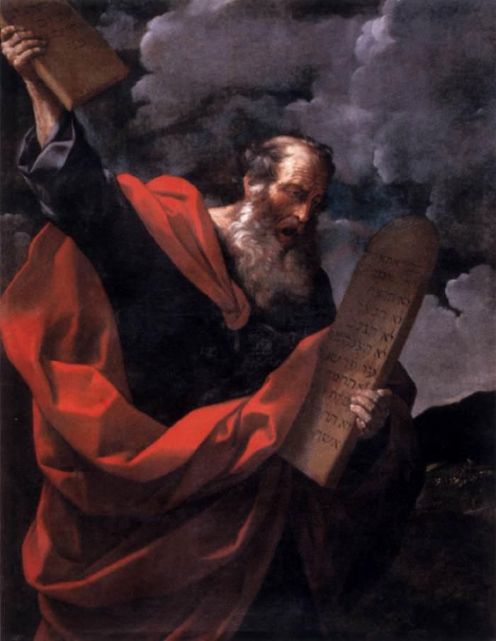 Guido Reni   Moses with the Tables of the Law   WGA19289