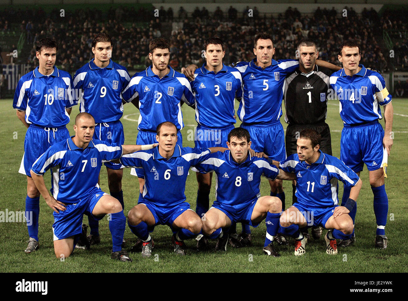 Greece team group greece national team apostolos nikolaidis stadium JE2YWK