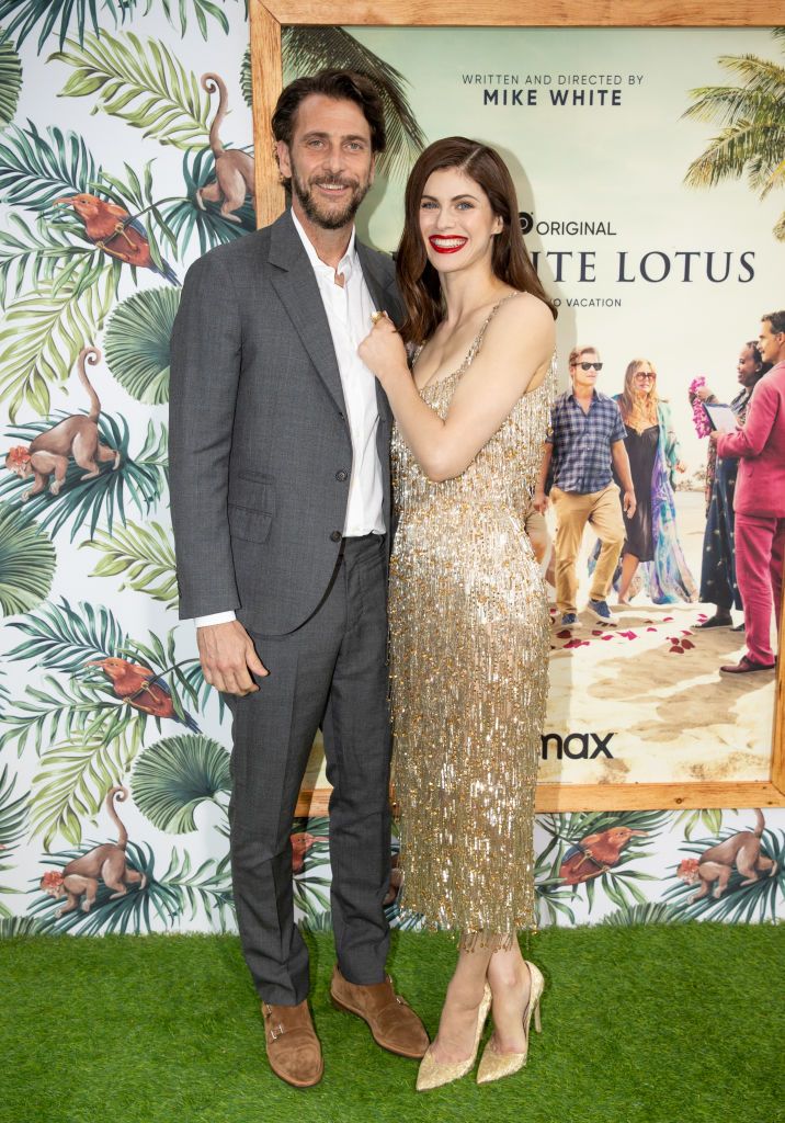 Andrew form and alexandra daddario attend the los angeles news photo 1695781196