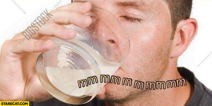 Everybody on the ground sir this is a sperm bank drinking it 1