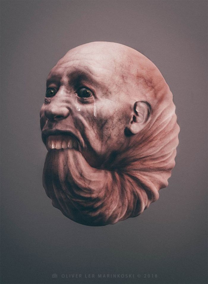 Artists lead us to a dark and scary universe with their surreal arts 5ab0bca622a85  700