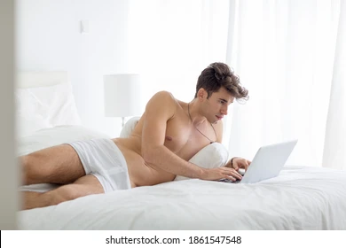 Sexy young man working on 260nw 1861547548