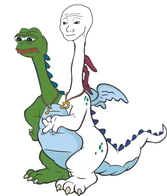 Wojak pepe dragon tales