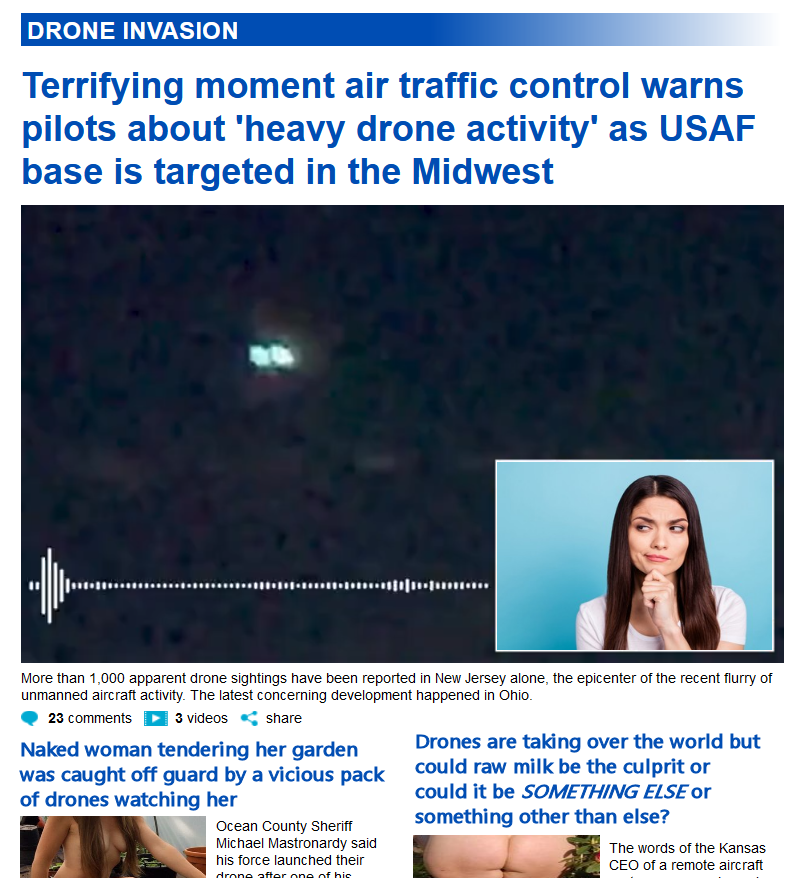 The drones are here to stay