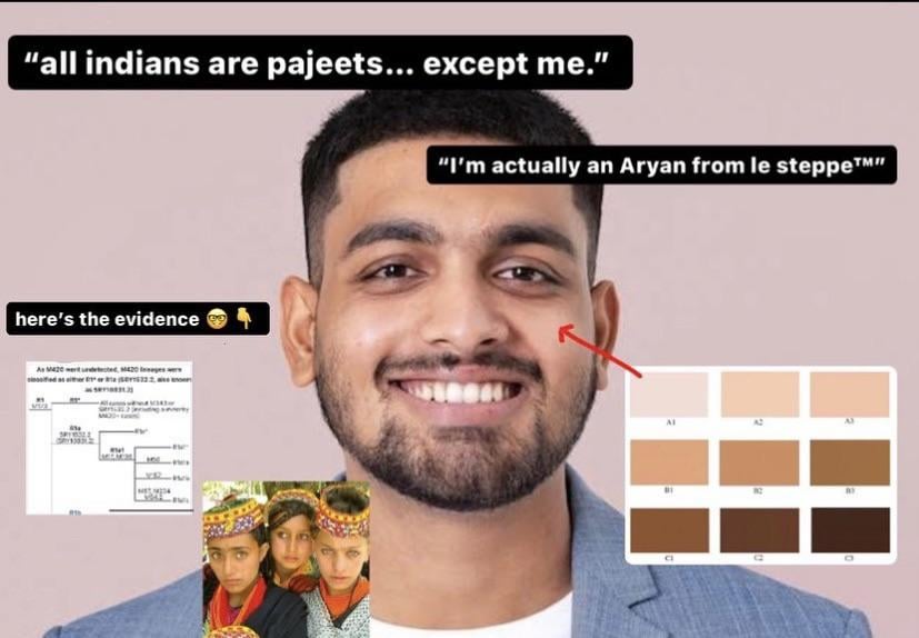 No saar im pure 57 aryan specimen im not brown like others v0 l159ycamletc1