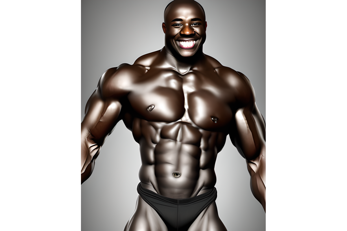 Black man bodybuilder Graphics 72341418 1