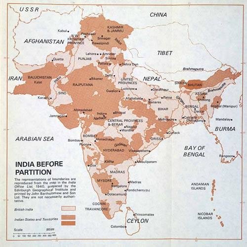 Map of United India 4