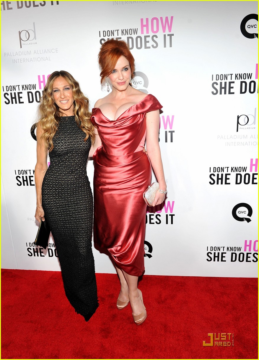 Sarah jessica parker christina hendricks dont know premiere 03