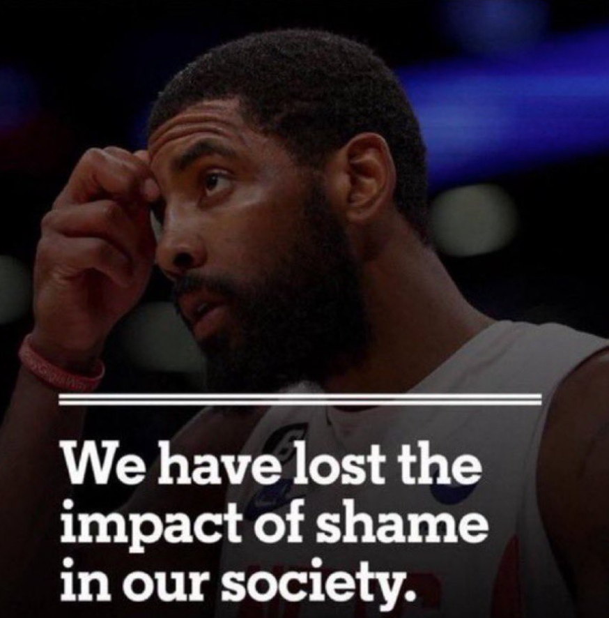 We have lost the impact of shame