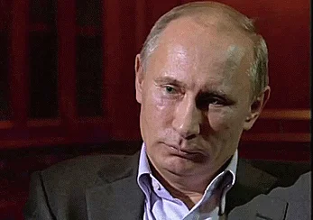 Putin laughing