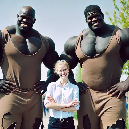 DALL·E 2024-12-09 23.42.33 - Three massive, towering Black men, each with an imposing height ...webp