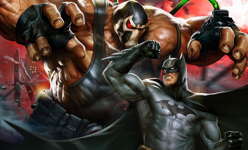 Batman vs bane dc comics feature