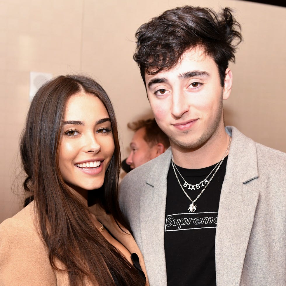 Singer madison beer and zack bia pose for portrait at music news photo 1614110134