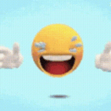 Laughing emoji laughing