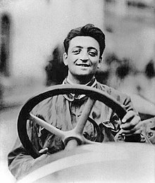 Enzo Ferrari   Wheel of a racing car