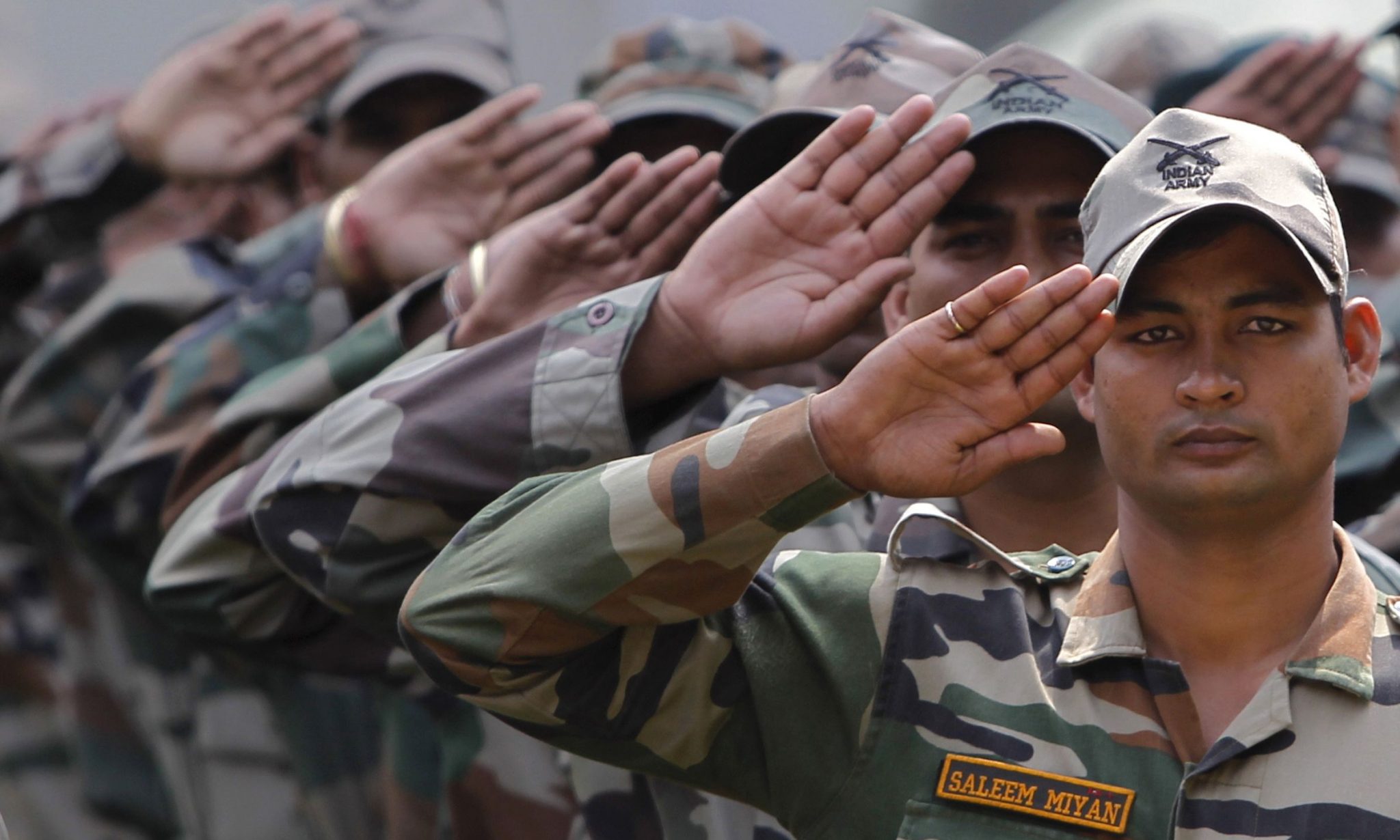 Indian Army Photos in Salute Position 4254859405