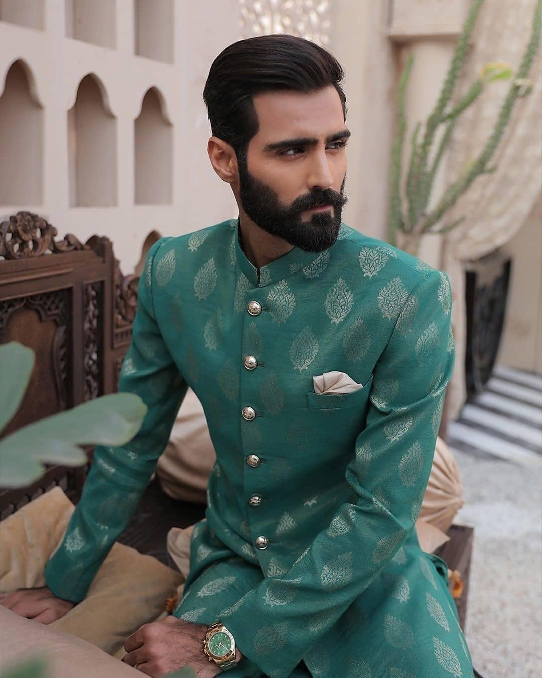 93313 wedding hairstyle for men shayan khan sherwani sweeping wedding hairstyle for men