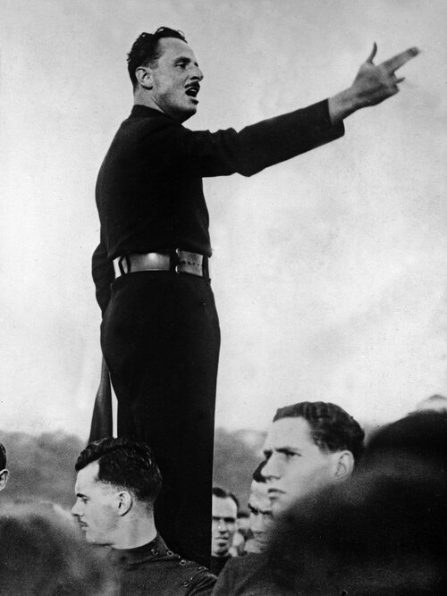 Oswald Mosley rally London