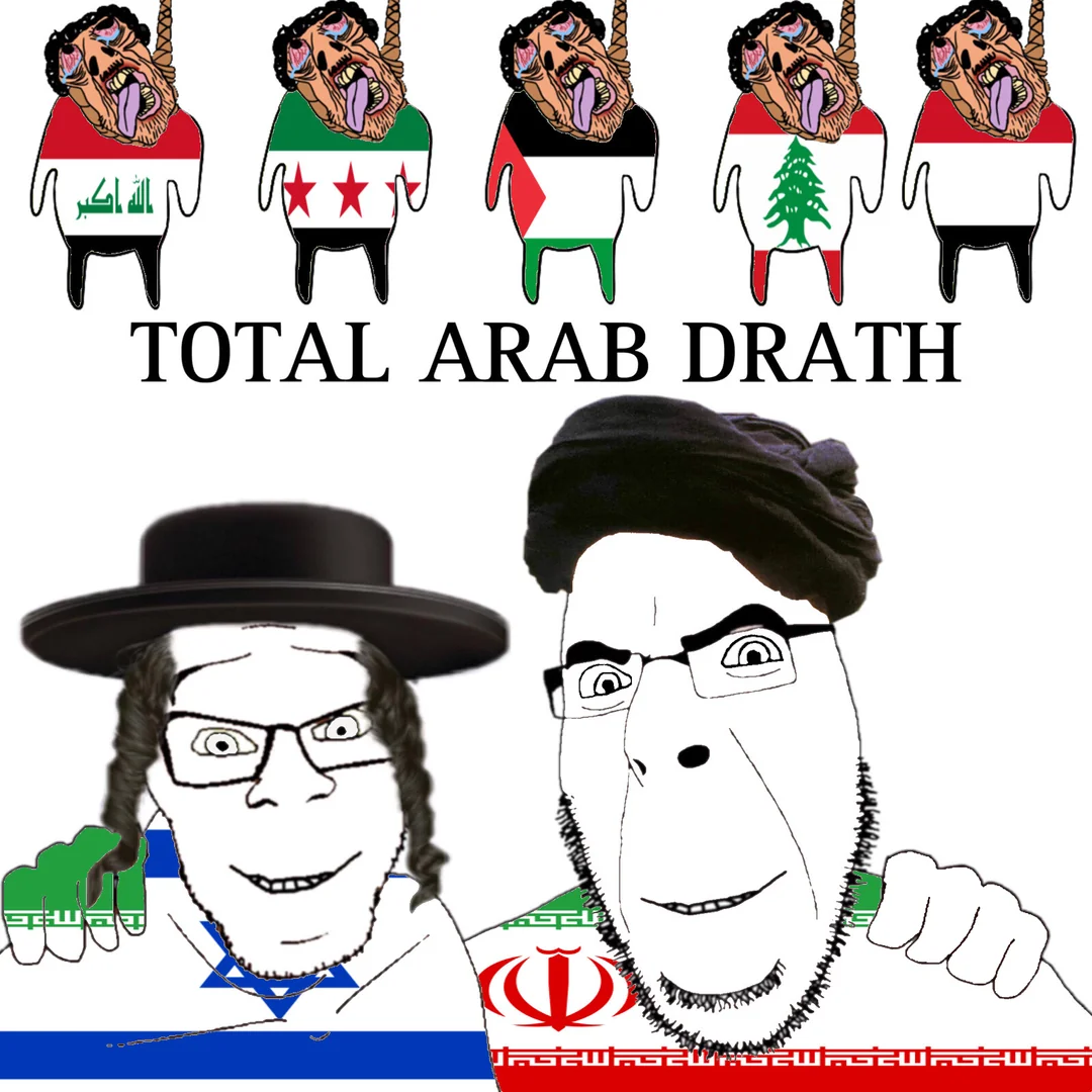 Fuck both iran and israel they are ruining arab countries v0 wtkygdomkeve1