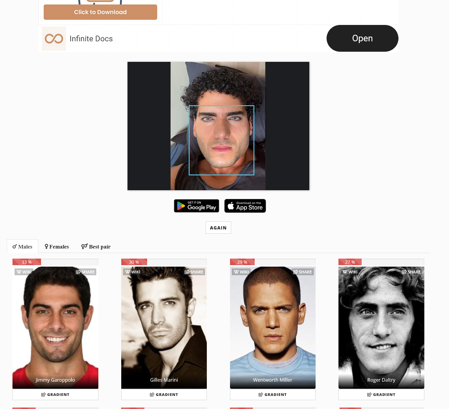 Screenshot 2025 04 26 at 02 45 30 Celebrity look alike face recognition app Celebs Like Me