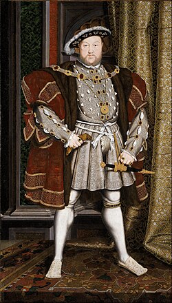 250px After Hans Holbein the Younger   Portrait of Henry VIII   Google Art Project