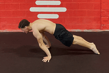 Pseudo planche push up