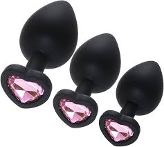 Silicone Anal Plugs, Jeweled Butt Plug ...