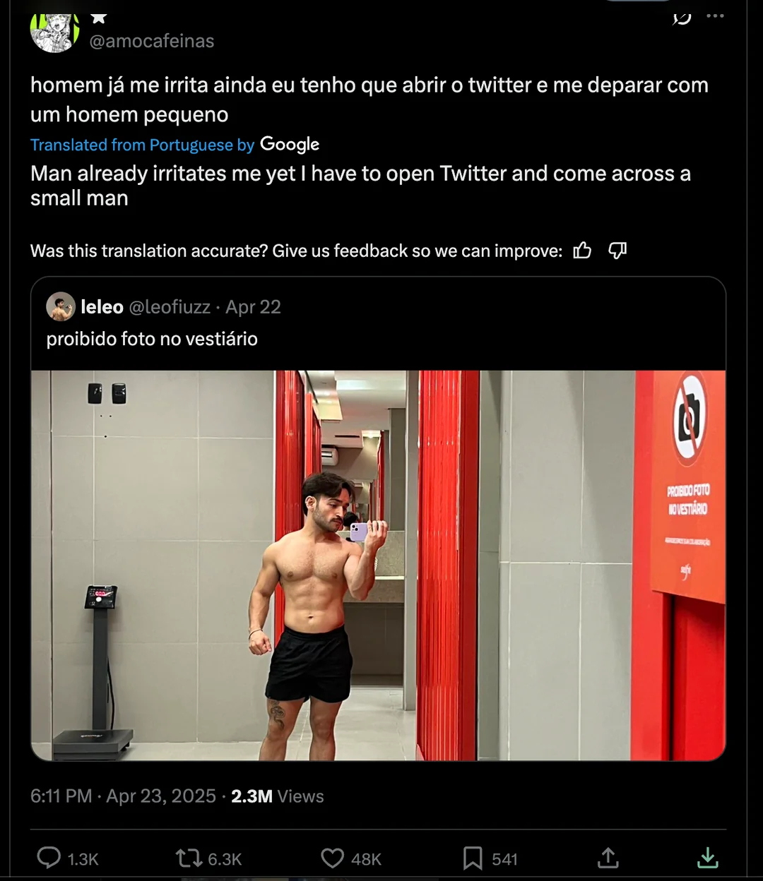 Gay brazilian guy posts a random gym selfie ends up going v0 elvjr5q3m43f1