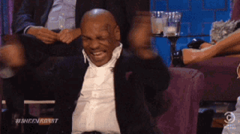 Mike tyson laghing