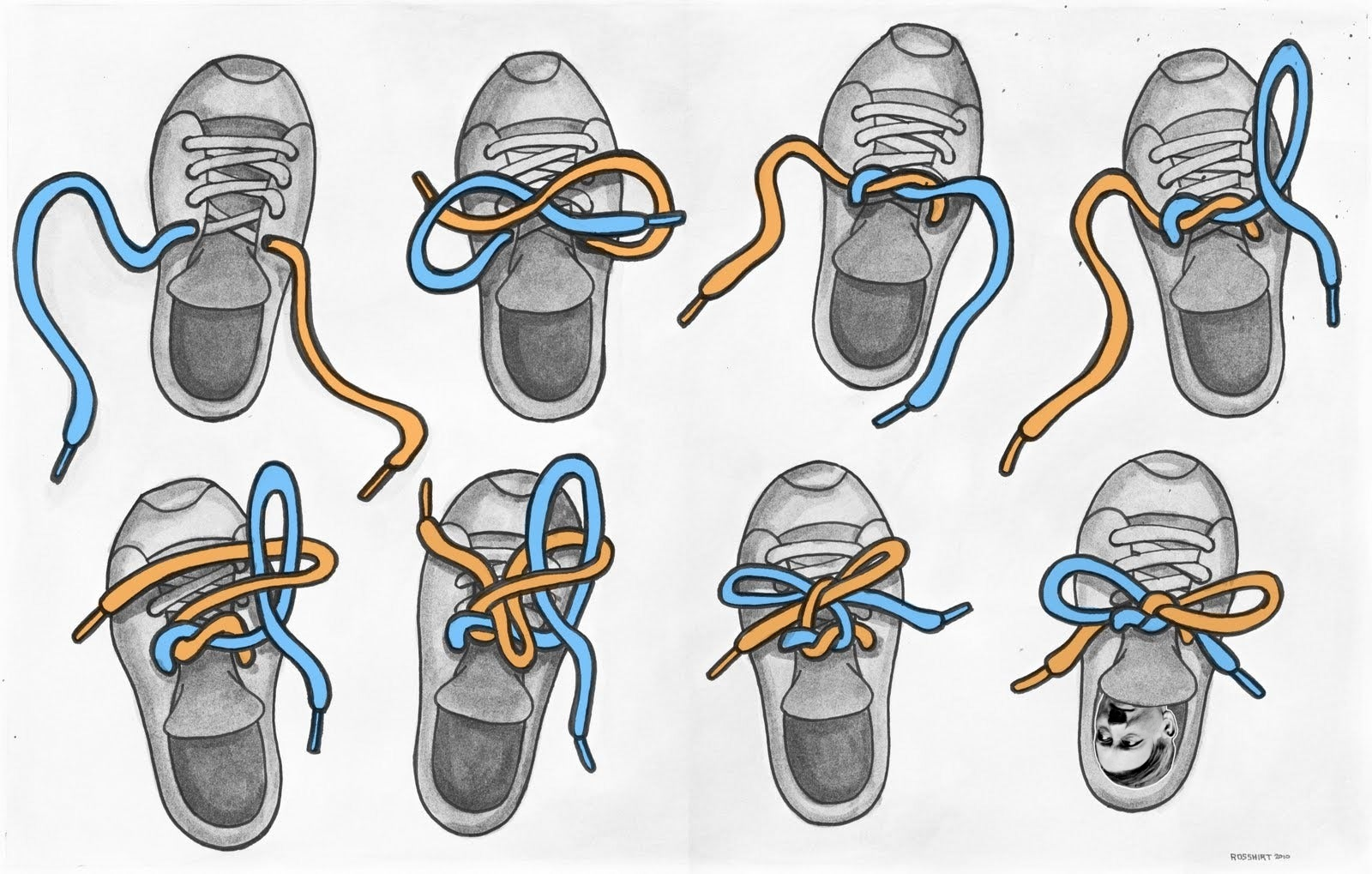 How to tie shoelaces