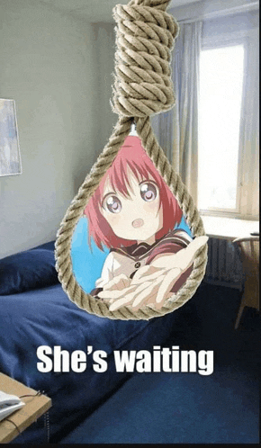 Anime hanging