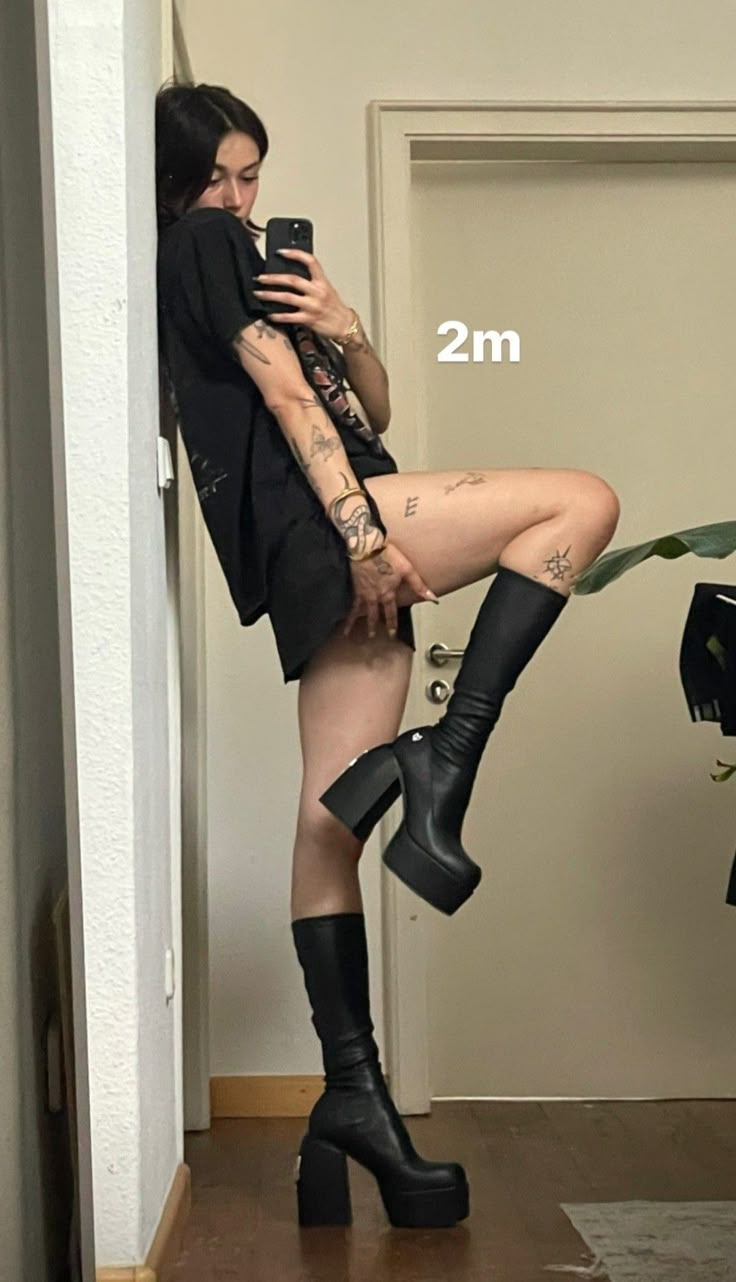 JanaxNell in Naked Wolfe Boots  3