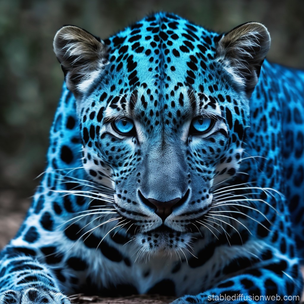 Blue leopard