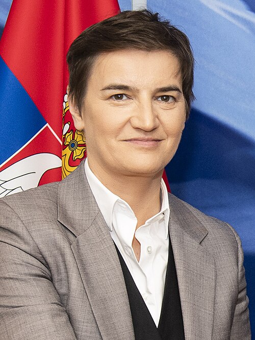 Ana Brnabi at the European Commission