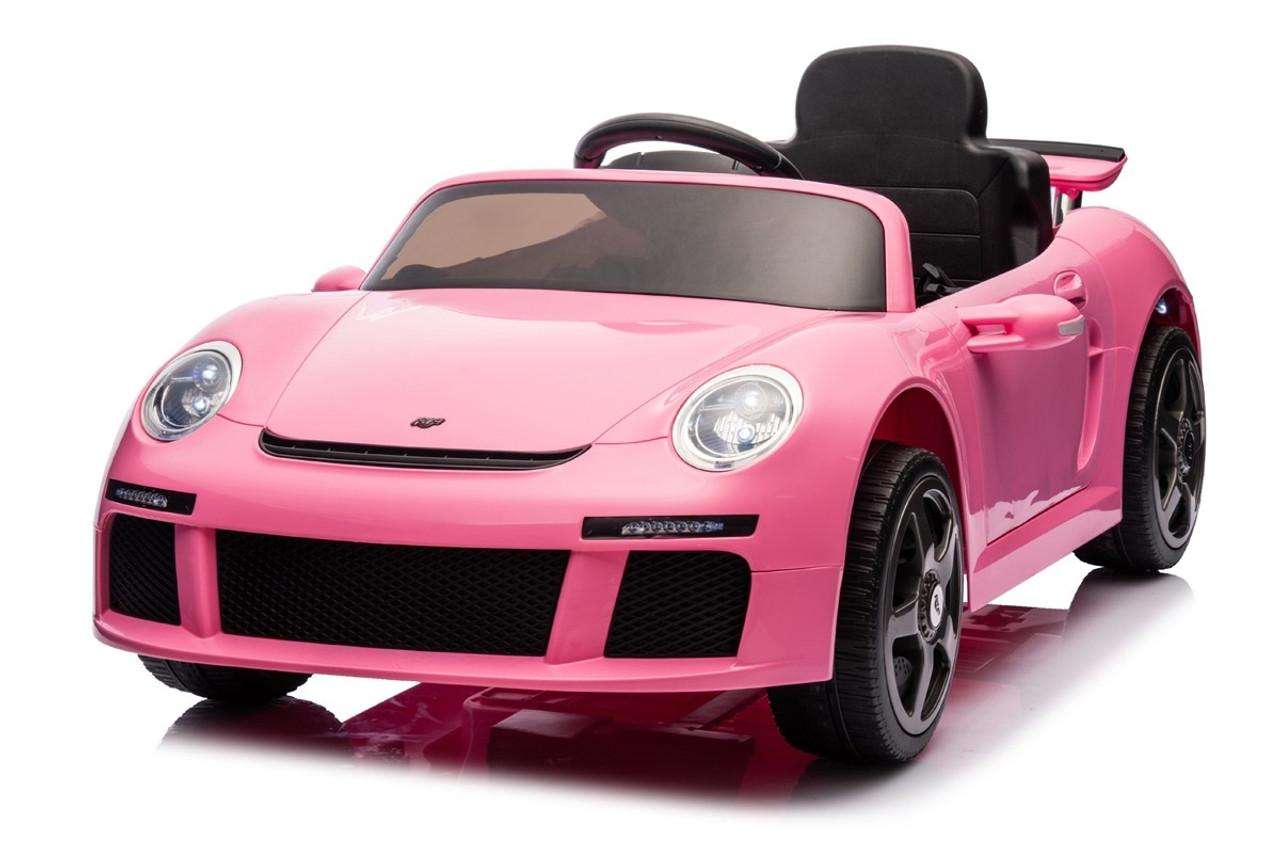 Girls Pink Officially Licensed Porsche 911 12v Kids Ride On Car  92716