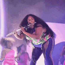 Playing jazz flute lizzo