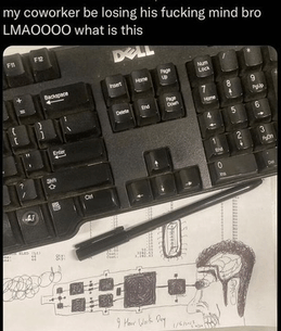Coworker losing his mind