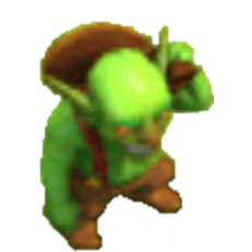 Goblin nivel 1 e 2 clash of clans