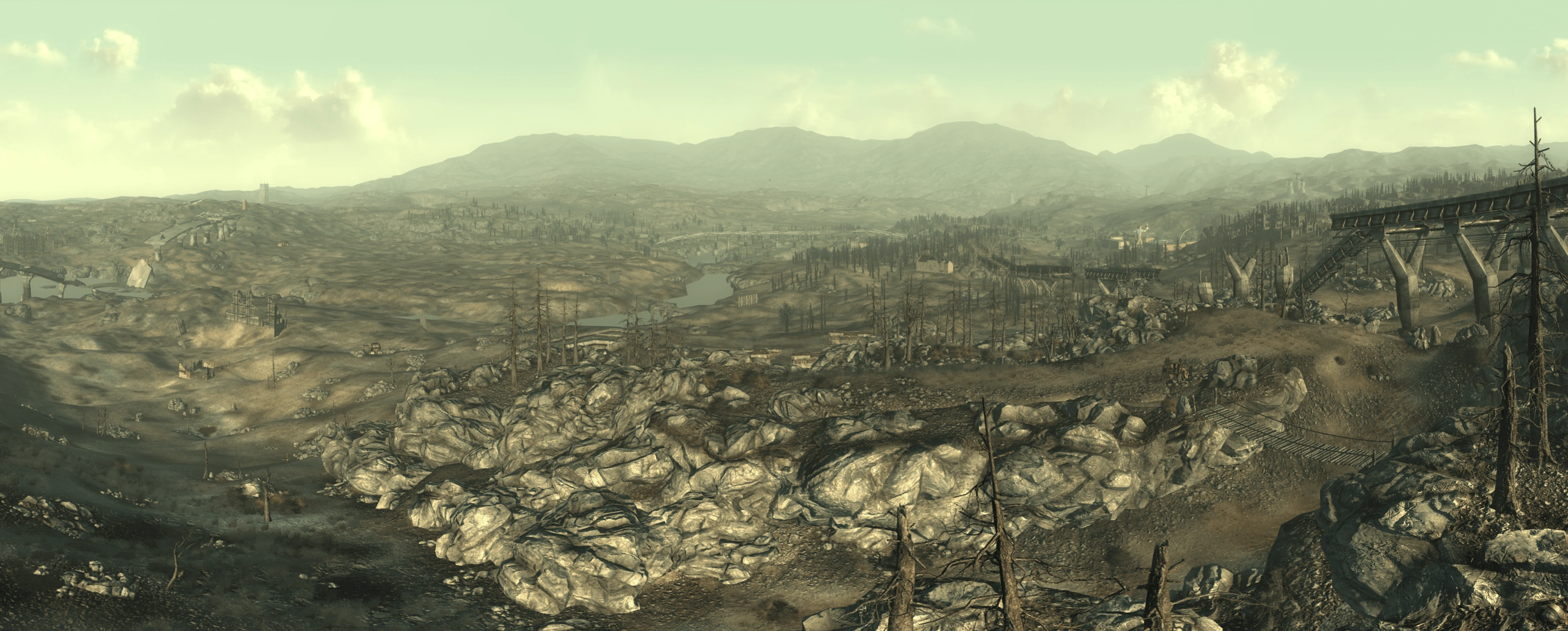 FO3 Capital Wasteland Panorama 2