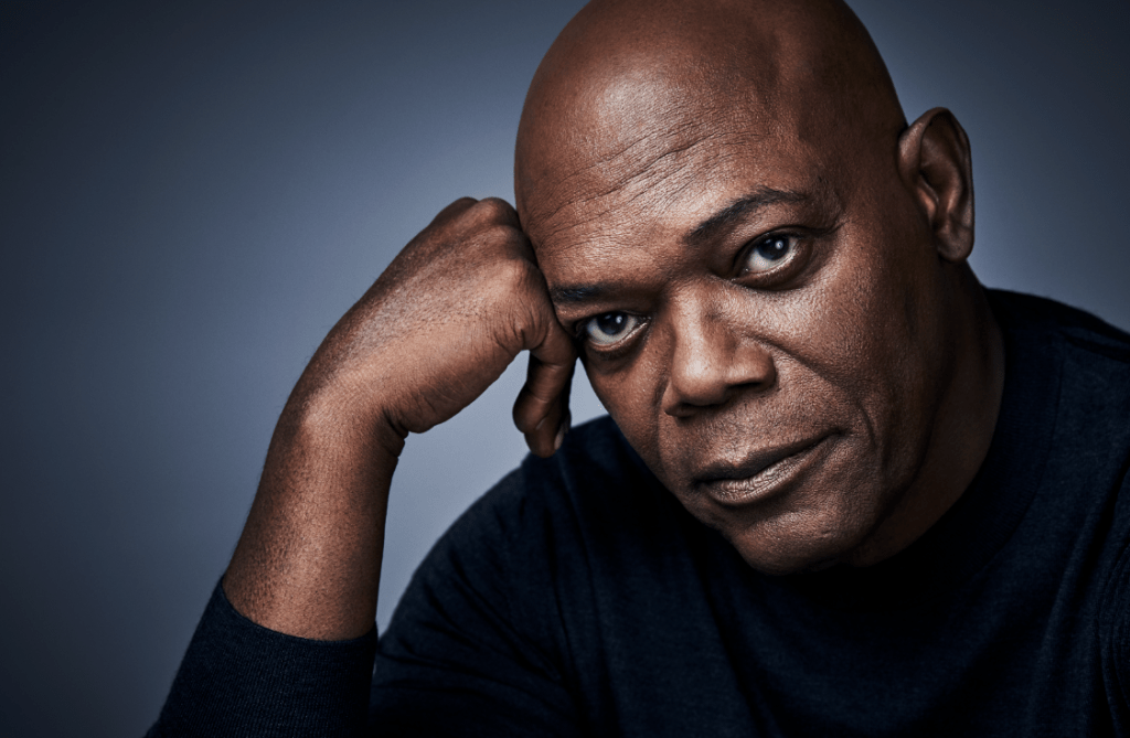 Samuel L Jackson Headshot Peacocks Fight Night
