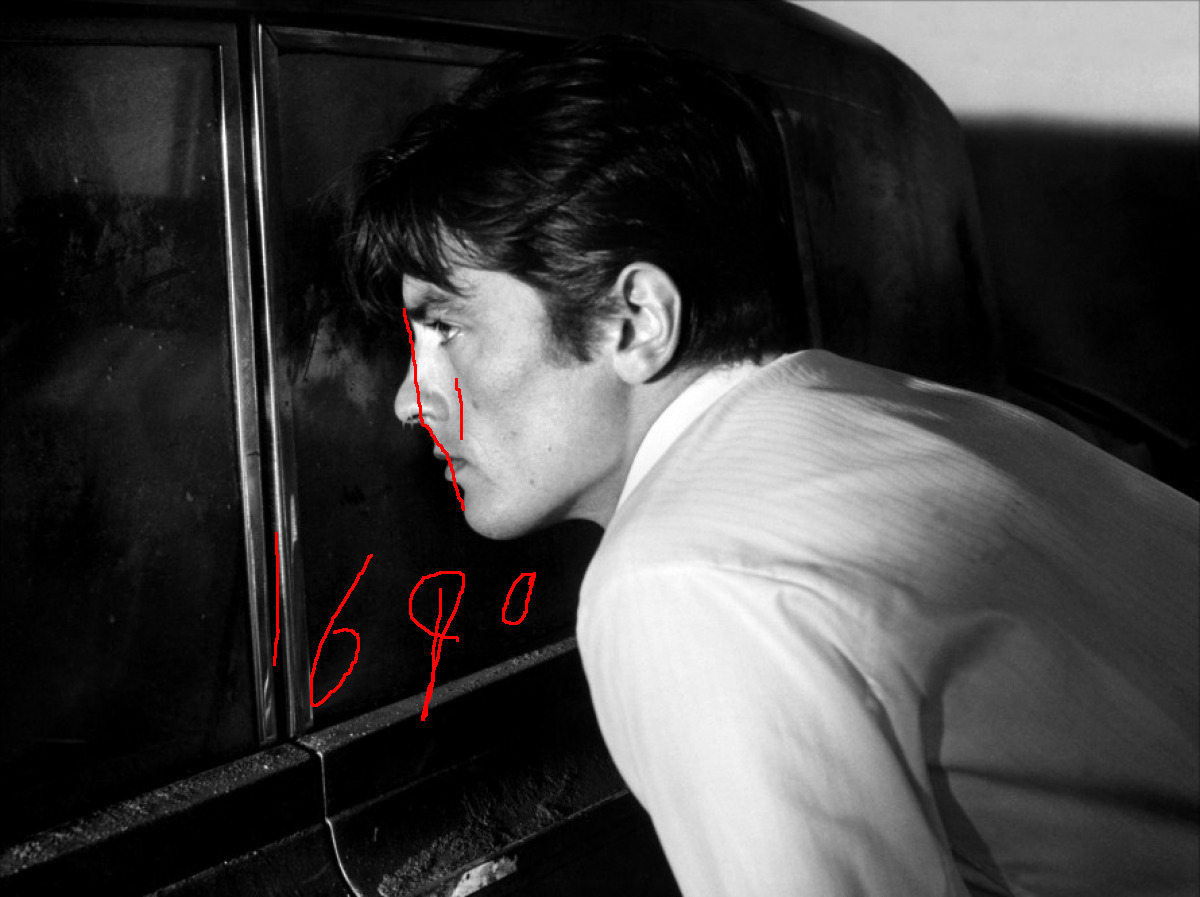 Alain delon side