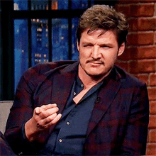 Pedro pascal eyebrow raise