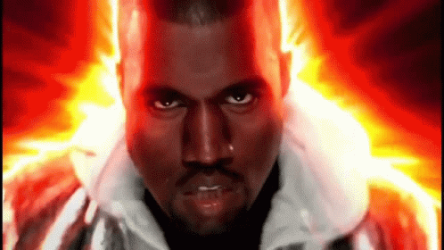 Fiery aura kanye west