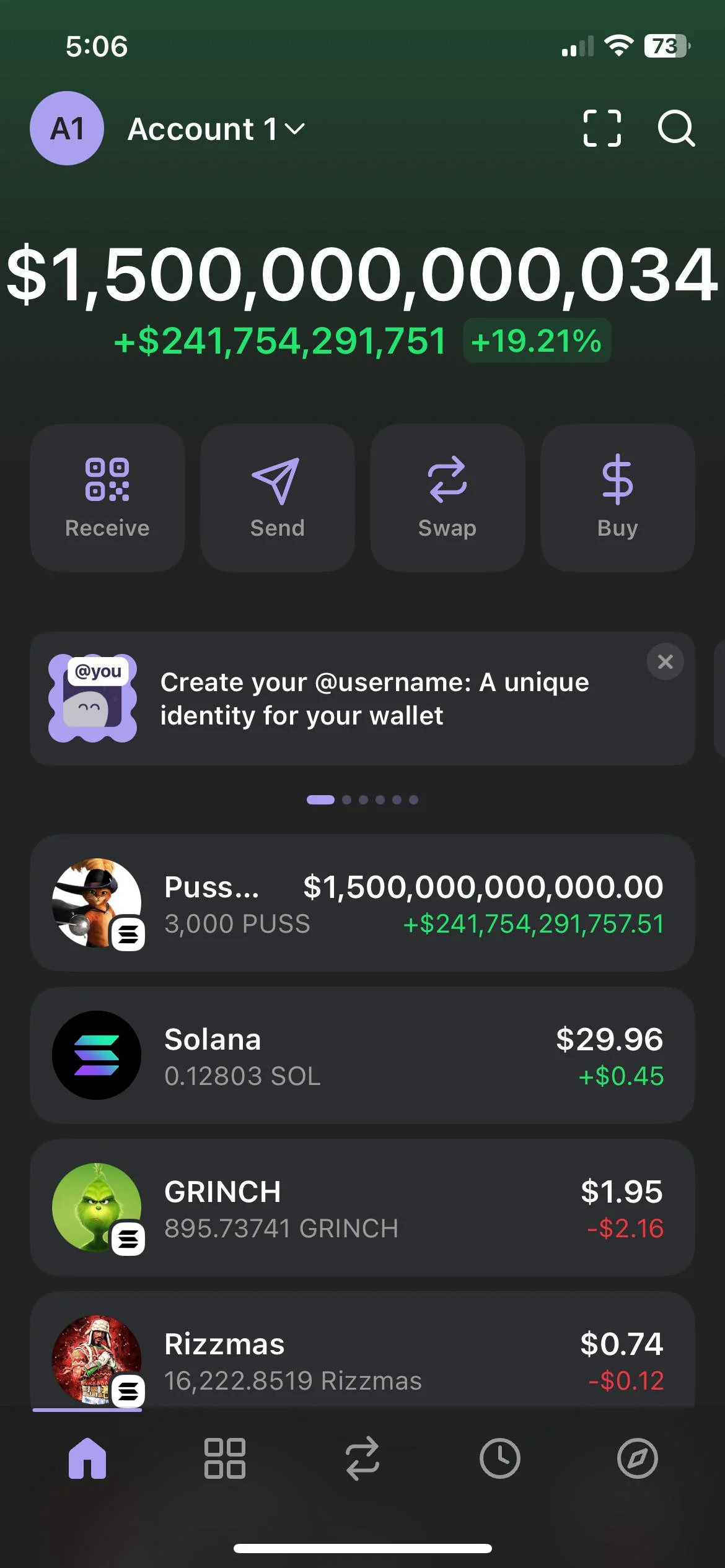 Ummm a glitch i opened the app and thought i was rich v0 rlonk7neu35e1